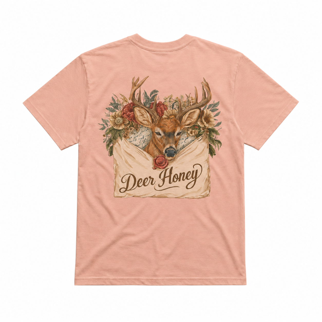 Deer Honey Letter Unisex T-Shirt