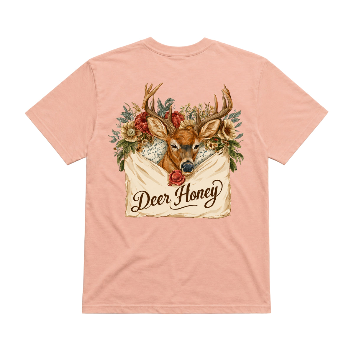 Deer Honey Letter Unisex T-Shirt
